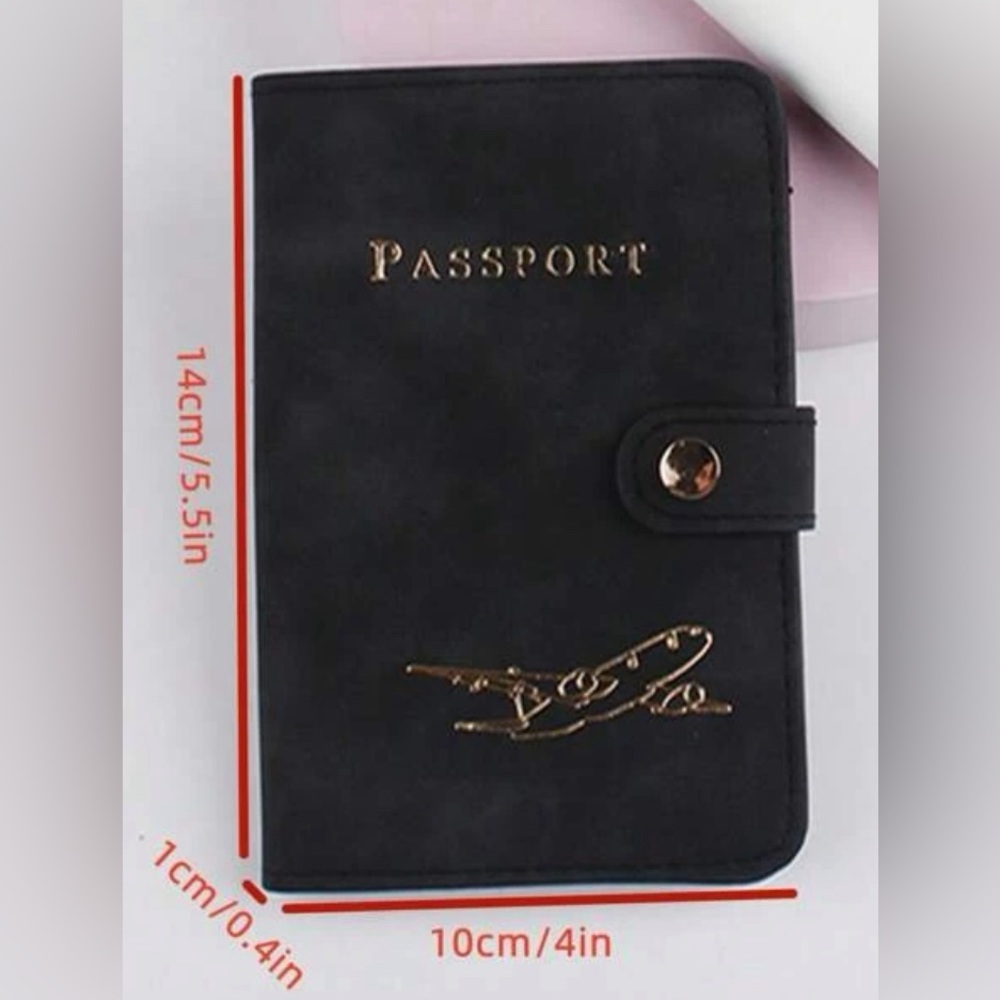 Plane and letter passport case